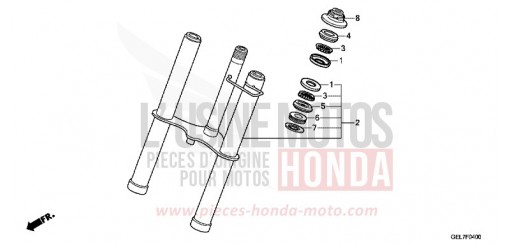 GABEL, VORNE CRF50FH de 2017